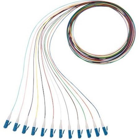 PANDUIT etKey 1-fiber OS2 LC to Pigtail, 900um Buffered Cable, 1 Meter (12-color NKFP91BN1NKM001